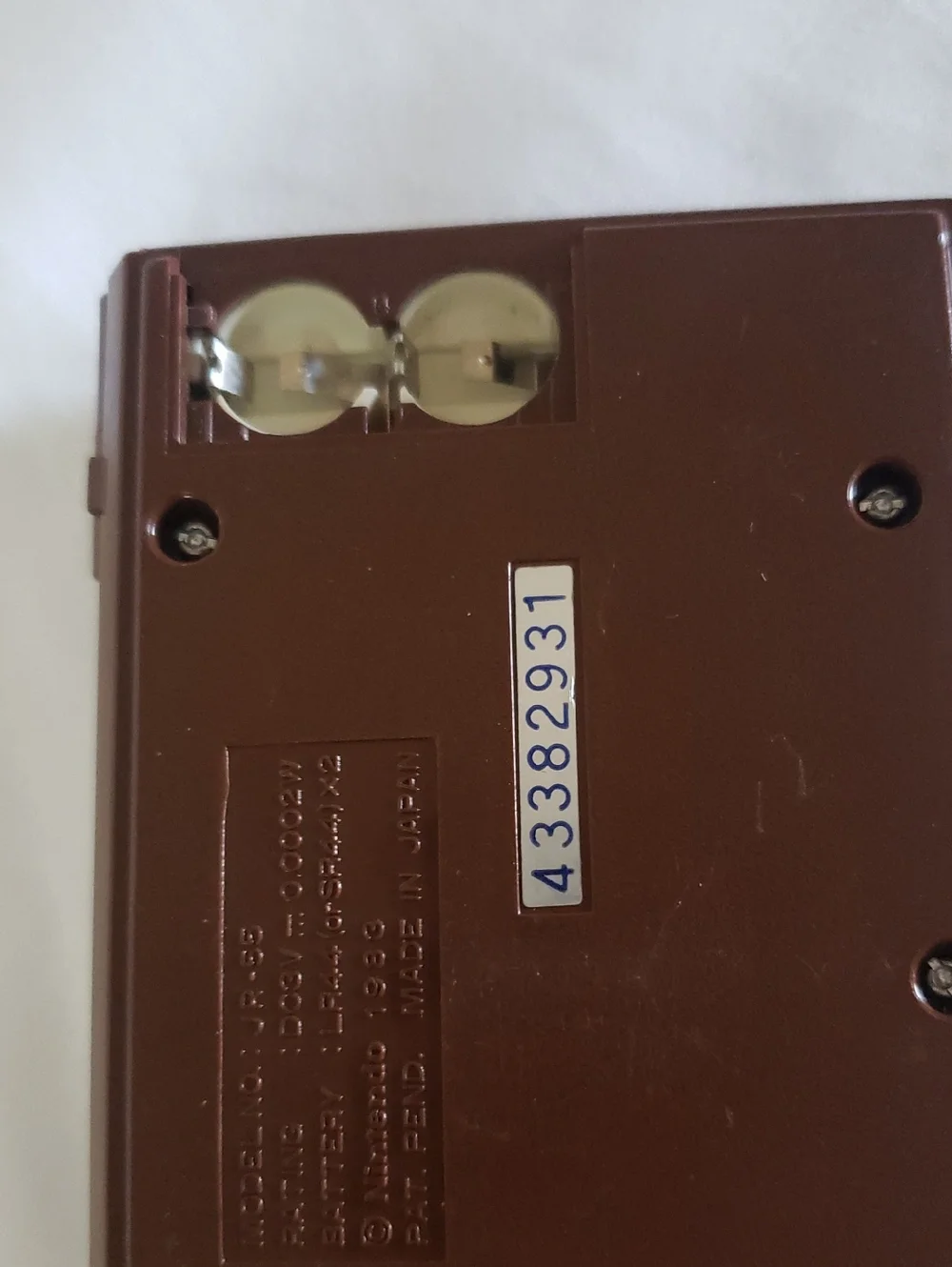 Nintendo 1983 JR-55 Game & Watch Donkey Kong II Handheld Game